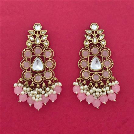 Indo Western Classic Earring With Mehndi Plating