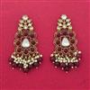Indo Western Classic Earring With Mehndi Plating