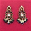 Indo Western Classic Earring With Mehndi Plating