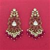 Indo Western Classic Earring With Mehndi Plating