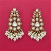 Indo Western Classic Earring With Mehndi Plating