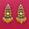 Indo Western Classic Earring With Mehndi Plating