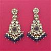Indo Western Classic Earring With Mehndi Plating