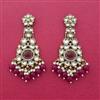 Indo Western Classic Earring With Mehndi Plating
