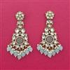 Indo Western Classic Earring With Mehndi Plating