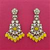 Indo Western Classic Earring With Mehndi Plating
