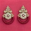 Indo Western Classic Earring With Mehndi Plating