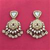 Indo Western Classic Earring With Mehndi Plating