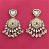 Indo Western Classic Earring With Mehndi Plating