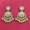 Indo Western Classic Earring With Mehndi Plating