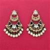 Indo Western Classic Earring With Mehndi Plating