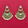 Indo Western Classic Earring With Mehndi Plating