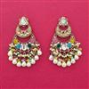 Indo Western Classic Earring With Mehndi Plating