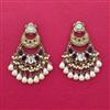 Indo Western Classic Earring With Mehndi Plating