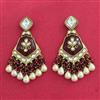 Indo Western Classic Earring With Mehndi Plating