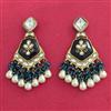 Indo Western Classic Earring With Mehndi Plating