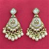 Indo Western Classic Earring With Mehndi Plating
