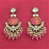 Indo Western Classic Earring With Mehndi Plating