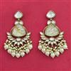 Indo Western Classic Earring With Mehndi Plating