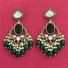Indo Western Classic Earring With Mehndi Plating