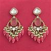 Indo Western Classic Earring With Mehndi Plating