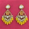 Indo Western Classic Earring With Mehndi Plating