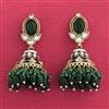 Indo Western Jhumki With Mehndi Plating