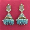 Indo Western Jhumki With Mehndi Plating