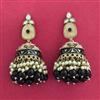 Indo Western Jhumki With Mehndi Plating