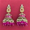 Indo Western Jhumki With Mehndi Plating