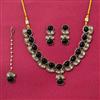 Indo Western Classic Necklace Set With Mehndi Plating