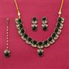 Indo Western Classic Necklace Set With Mehndi Plating