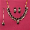 Indo Western Classic Necklace Set With Mehndi Plating