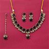 Indo Western Classic Necklace Set With Mehndi Plating