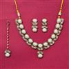 Indo Western Classic Necklace Set With Mehndi Plating