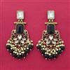 Indo Western Classic Earring With Mehndi Plating