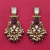 Indo Western Classic Earring With Mehndi Plating