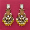 Indo Western Classic Earring With Mehndi Plating