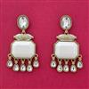 Indo Western Meenakari Earring With Mehndi Plating
