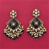 Indo Western Classic Earring With Mehndi Plating