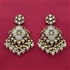 Indo Western Classic Earring With Mehndi Plating