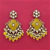 Indo Western Classic Earring With Mehndi Plating