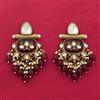 Indo Western Classic Earring With Mehndi Plating