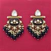 Indo Western Classic Earring With Mehndi Plating