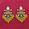 Indo Western Classic Earring With Mehndi Plating