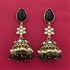 Indo Western Jhumki With Mehndi Plating