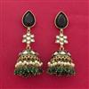 Indo Western Jhumki With Mehndi Plating