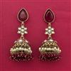 Indo Western Jhumki With Mehndi Plating