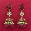 Indo Western Jhumki With Mehndi Plating