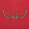 Indo Western Jhumki With Mehndi Plating